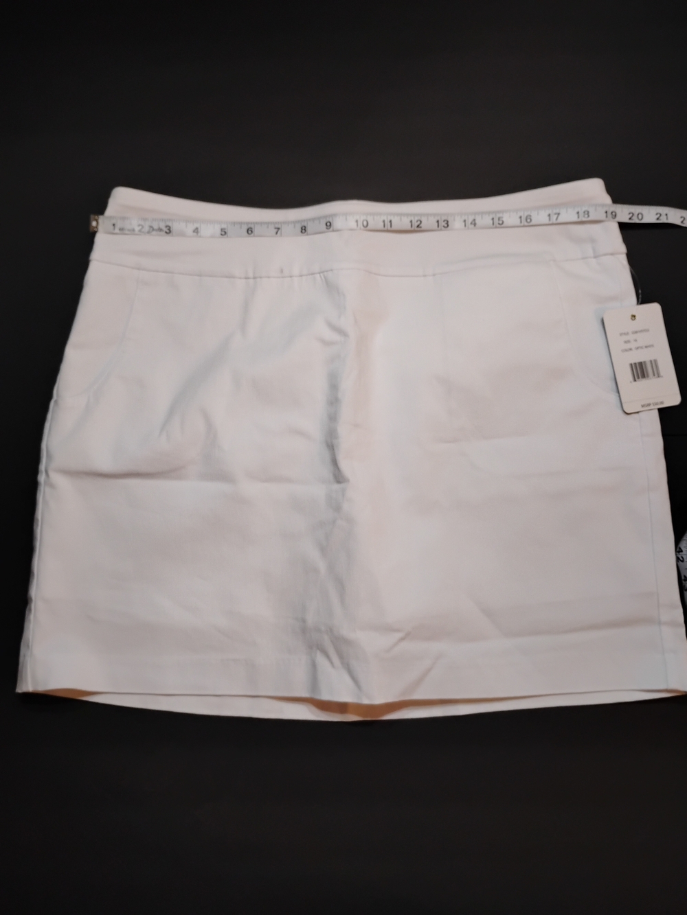 Women’s White Casual Skort